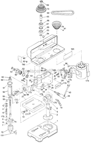 Part Location Diagram of 285318-00 DeWALT Key,Chuck